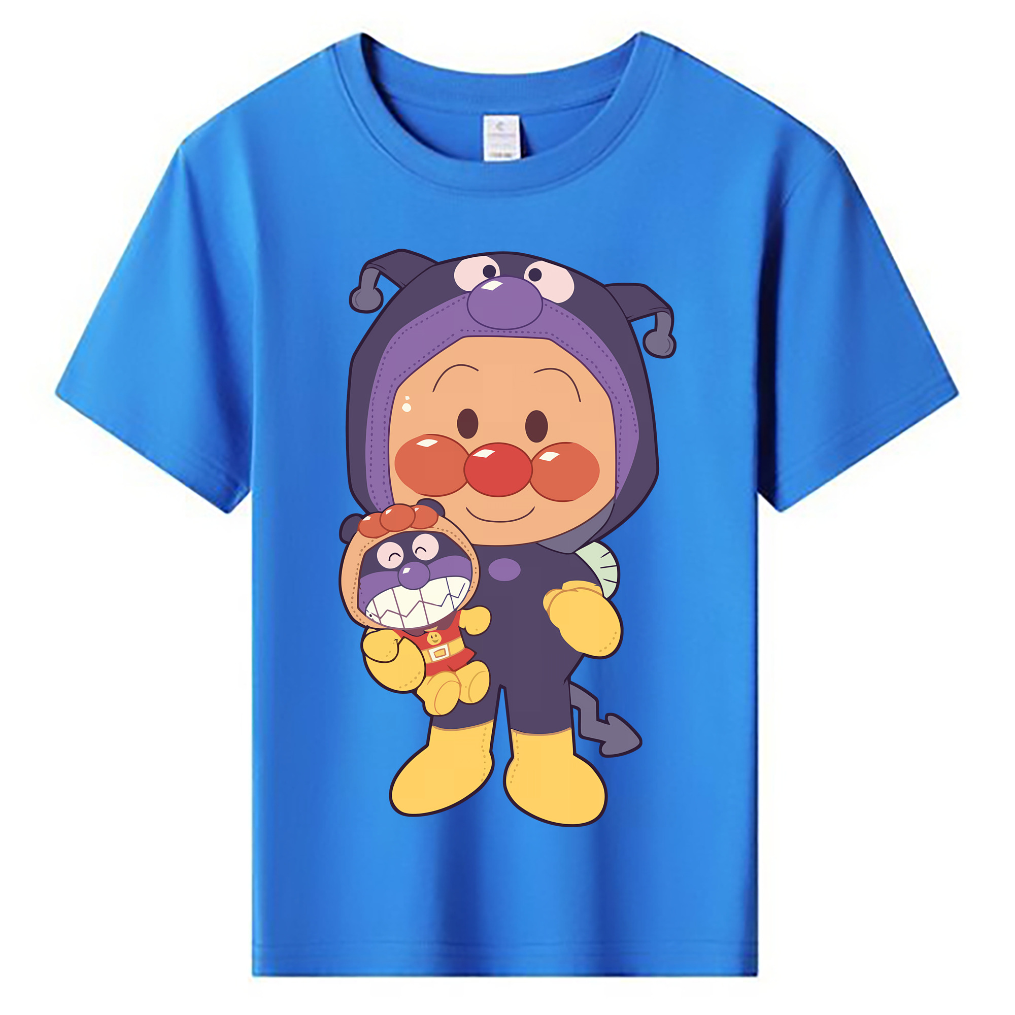 （画像用） アンパンマン Anpanman 綿100％キッズTシャツ（フロントプリント）